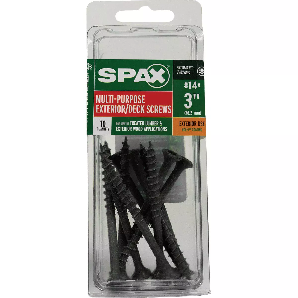 SPAX 14 x 3 In. Flat Head T-30+ HCR-X (Exterior Rated) Deck Screw 1 Lb. (10-Count) - photo 4