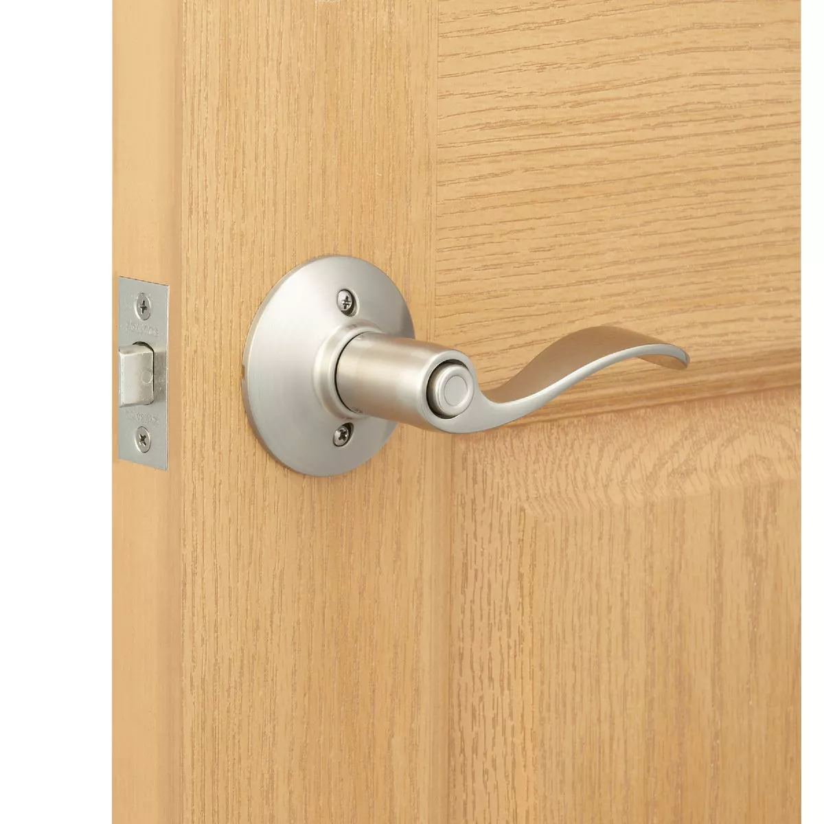 Schlage Accent Satin Nickel Privacy Door Lever - photo 2