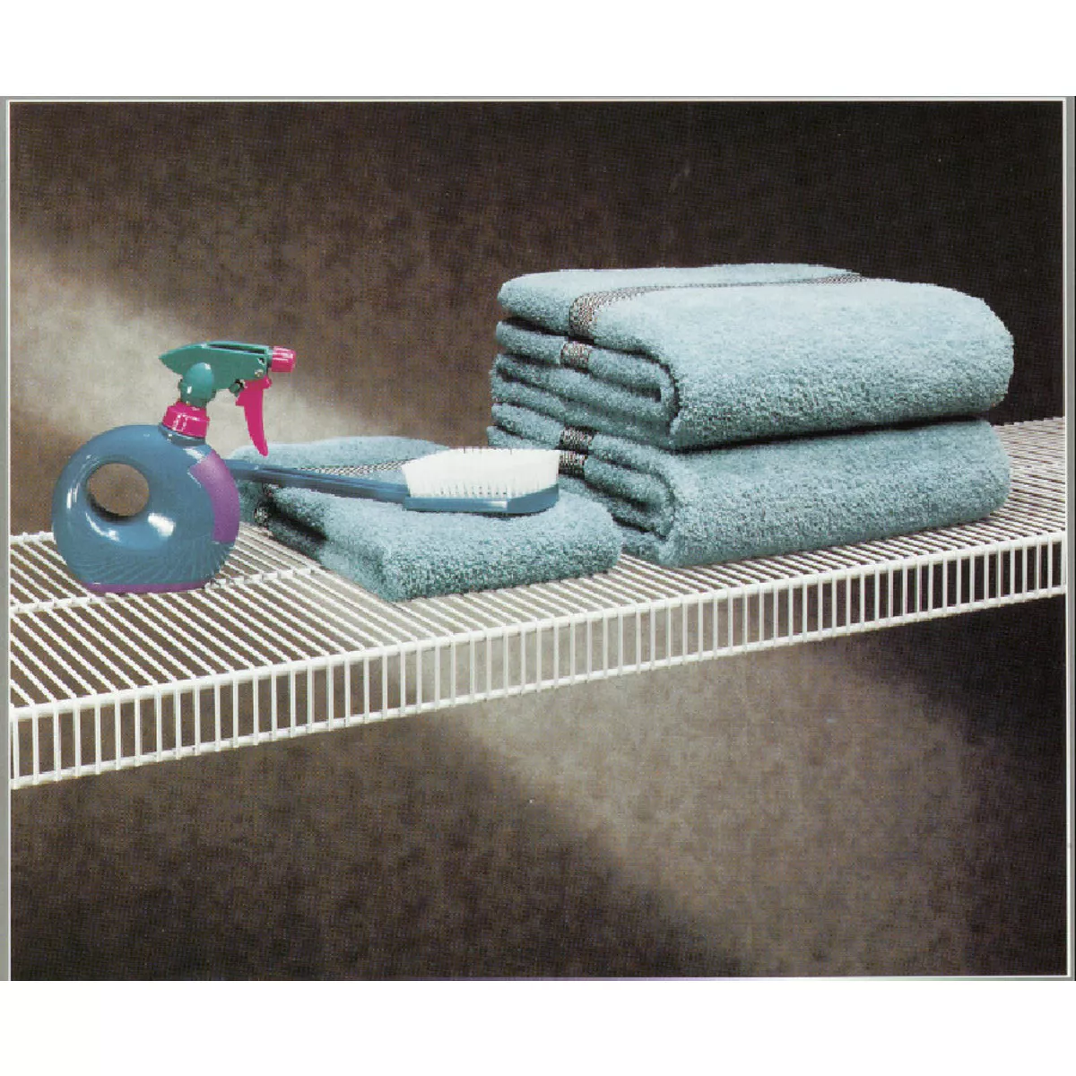 ClosetMaid SuperSlide 12 Ft. W. x 12 In. D. Ventilated Closet Shelf, White - photo 4
