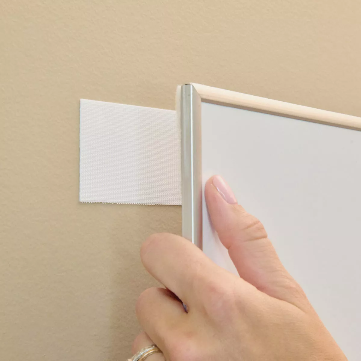 Wrap-It Storage Stick 'Em 2 In. x 4 In. Industrial Strength White Hook & Loop Strip (4 Ct.) - photo 2