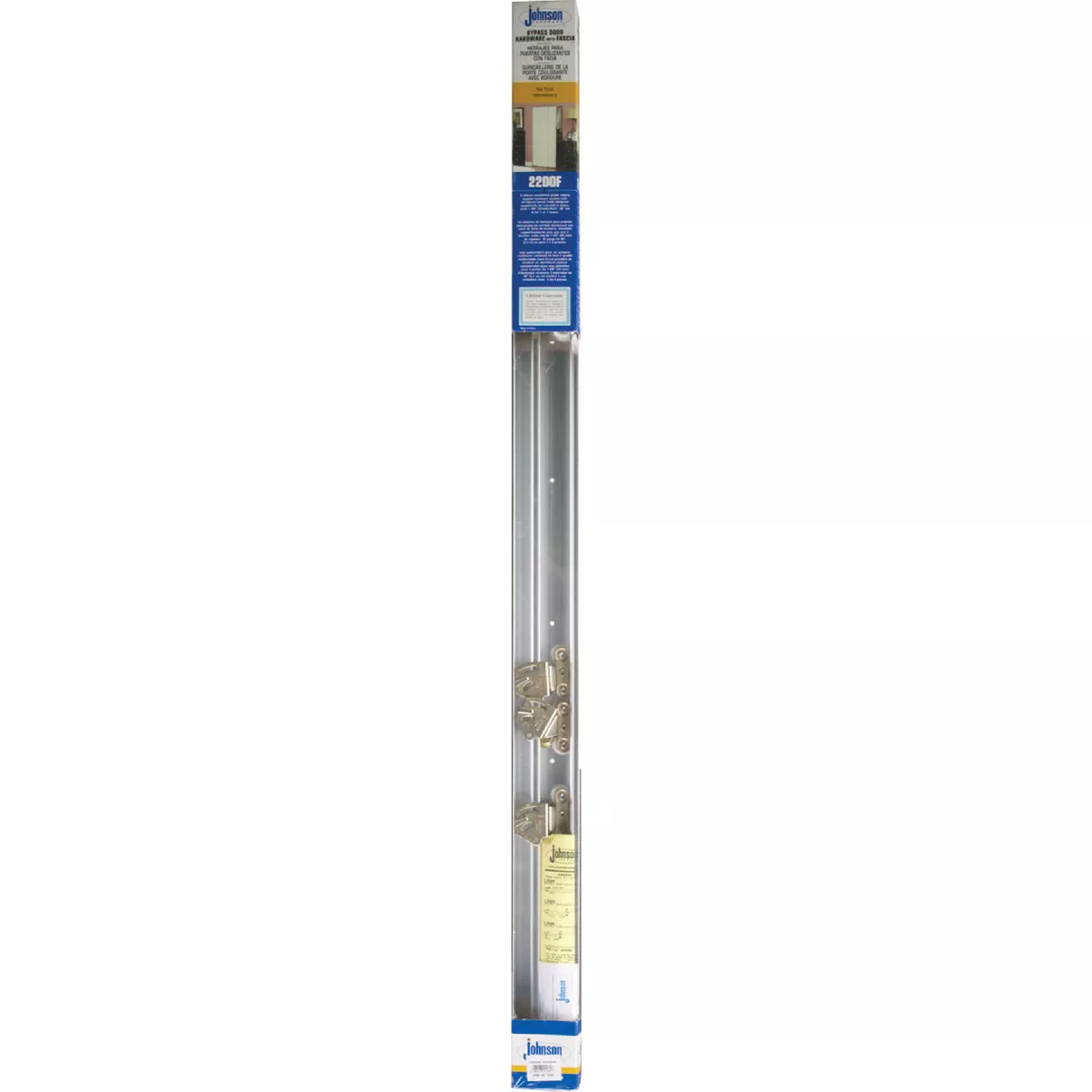 Johnson Hardware 48 In. Double Wheel Sliding Door Hardware - photo 2