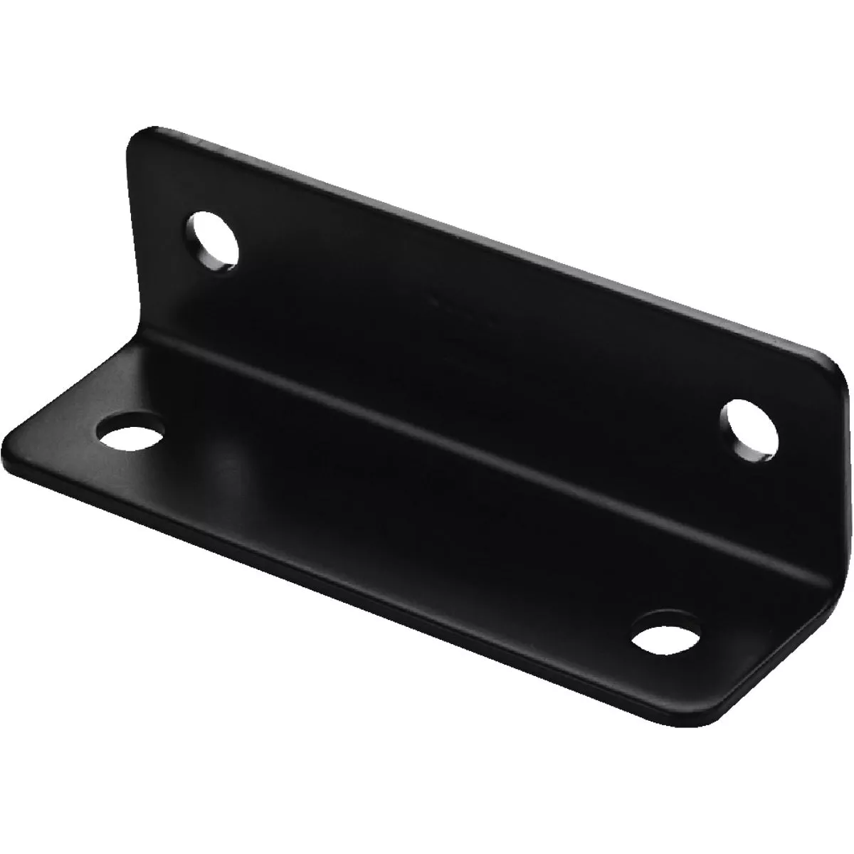 National Hardware 1.6 In. x 5 In. Black Heavy Duty Wide Corner Brace