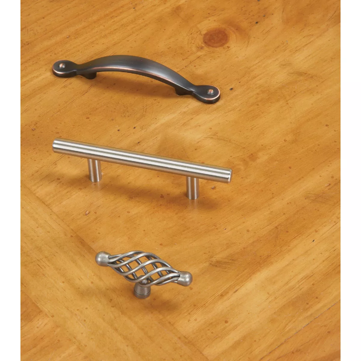 Amerock Inspirations 3in Oil-Rubbed Bronze Pull Cabinet Drawer Pull - photo 2
