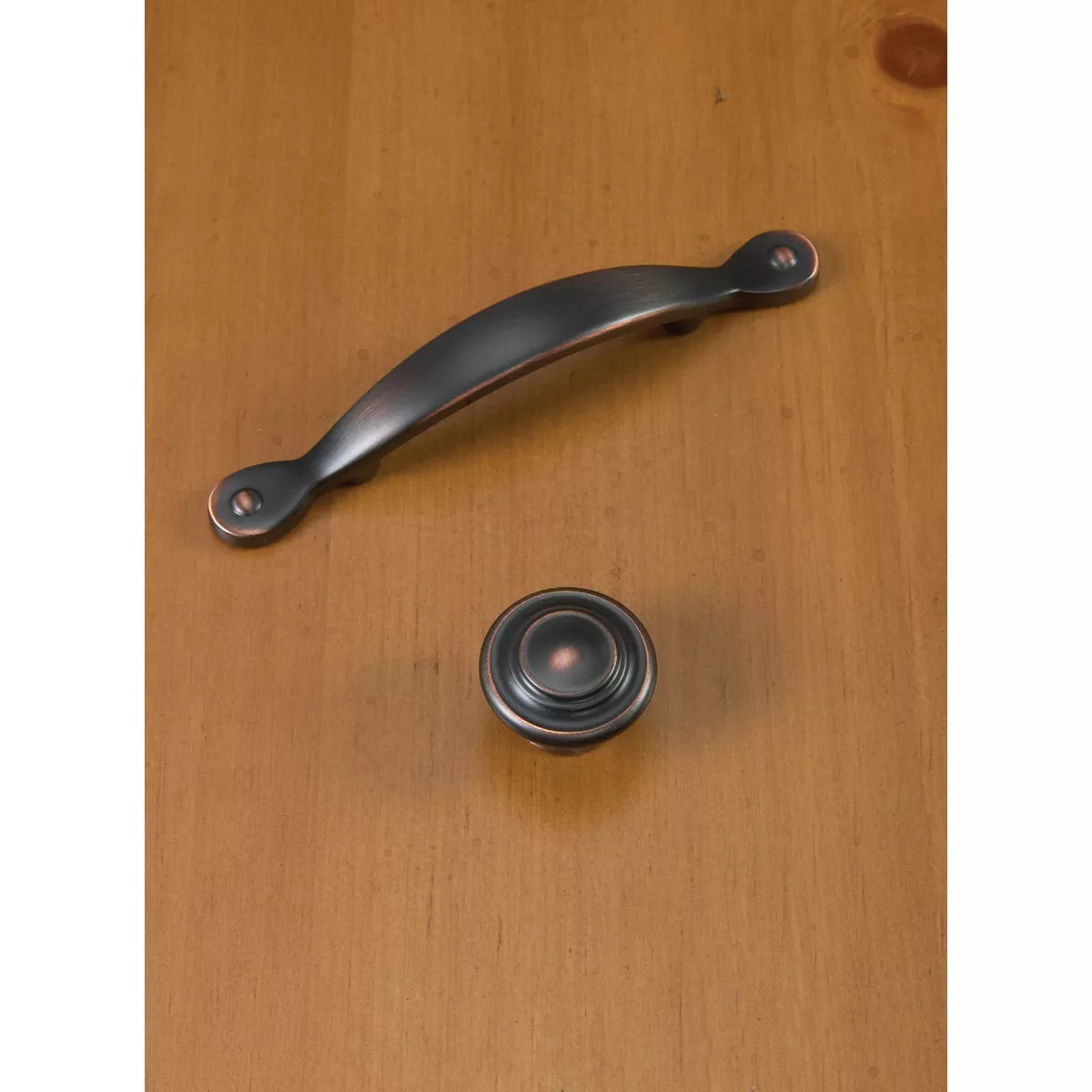 Amerock Inspirations 1.3125 In. Dia. Round Oil-Rubbed Bronze Cabinet Knob - photo 2