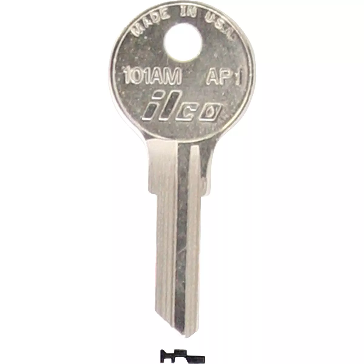 ILCO APS Nickel Plated File Cabinet Key AP1 / 101AM (10-Pack)