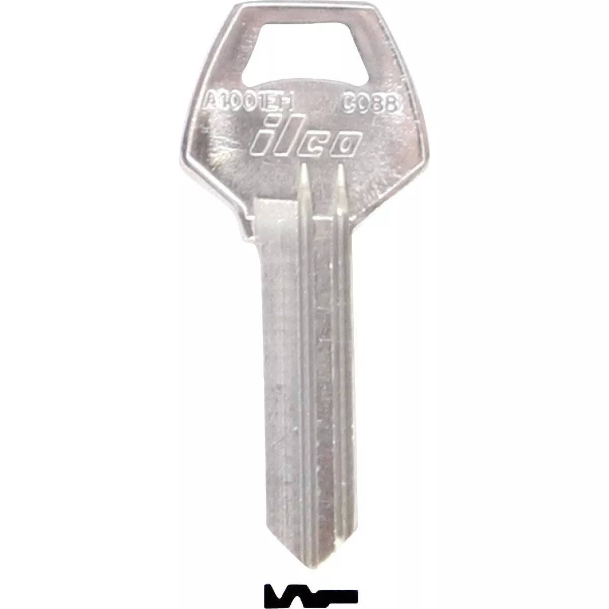 ILCO Corbin Nickel Plated House Key, CO88 / A1001EH (10-Pack)