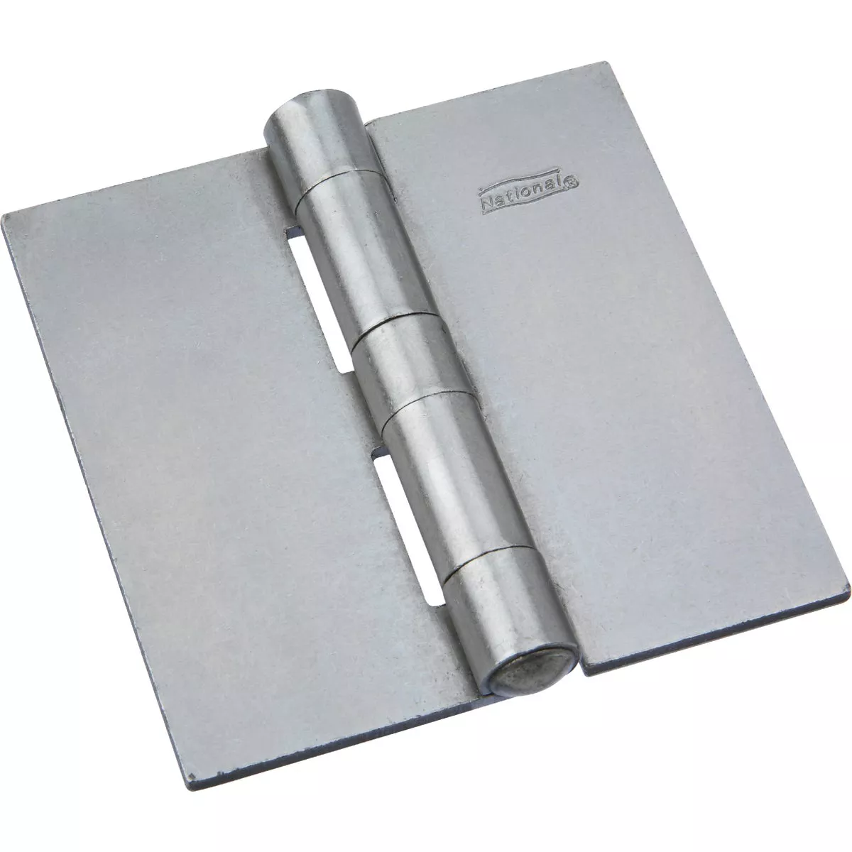 National Hardware 3-1/2 In. Square Plain Steel Weldable Door Hinge