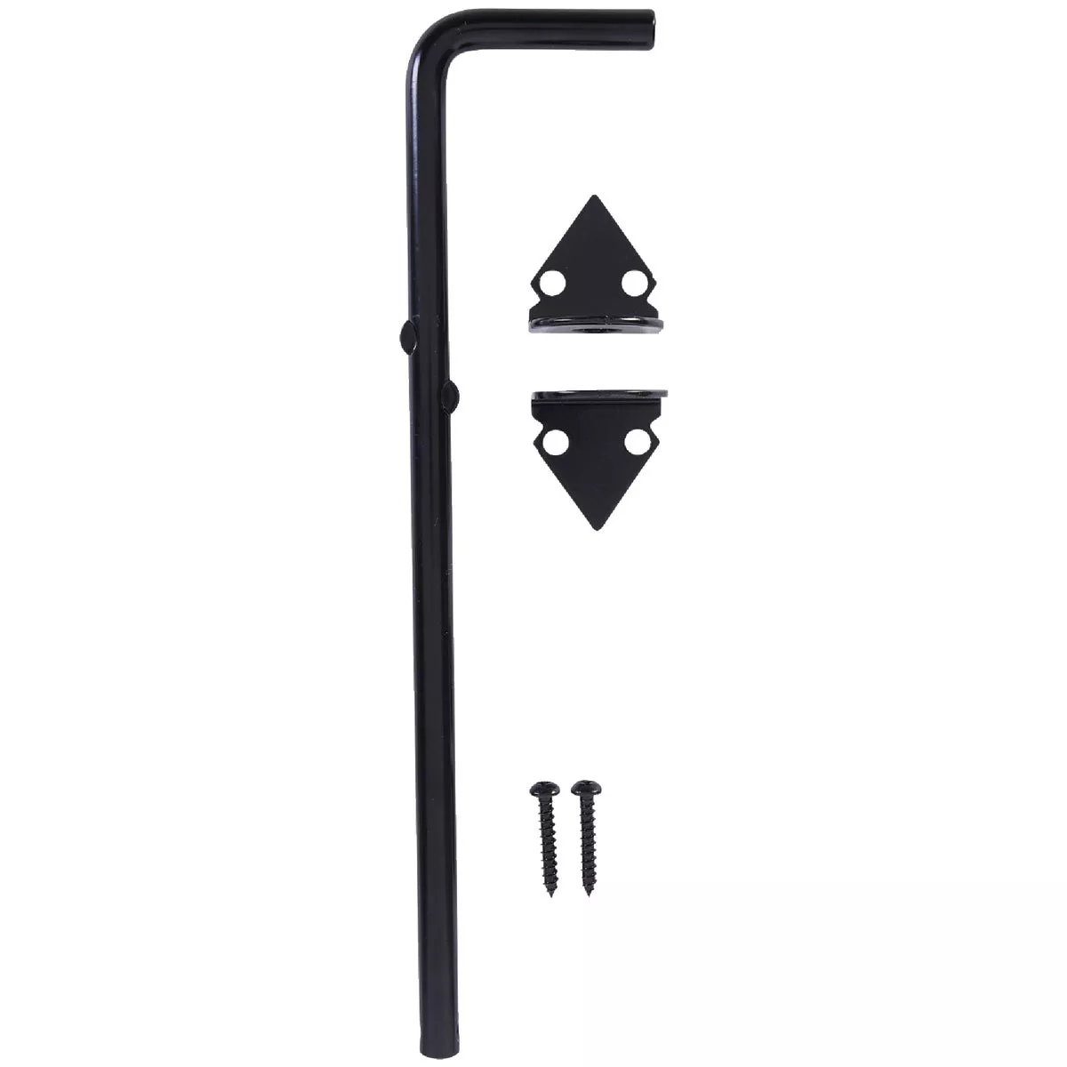 National Hardware 12 In. L. x 1/2 In. Dia. Black Steel Cane Bolt - photo 3