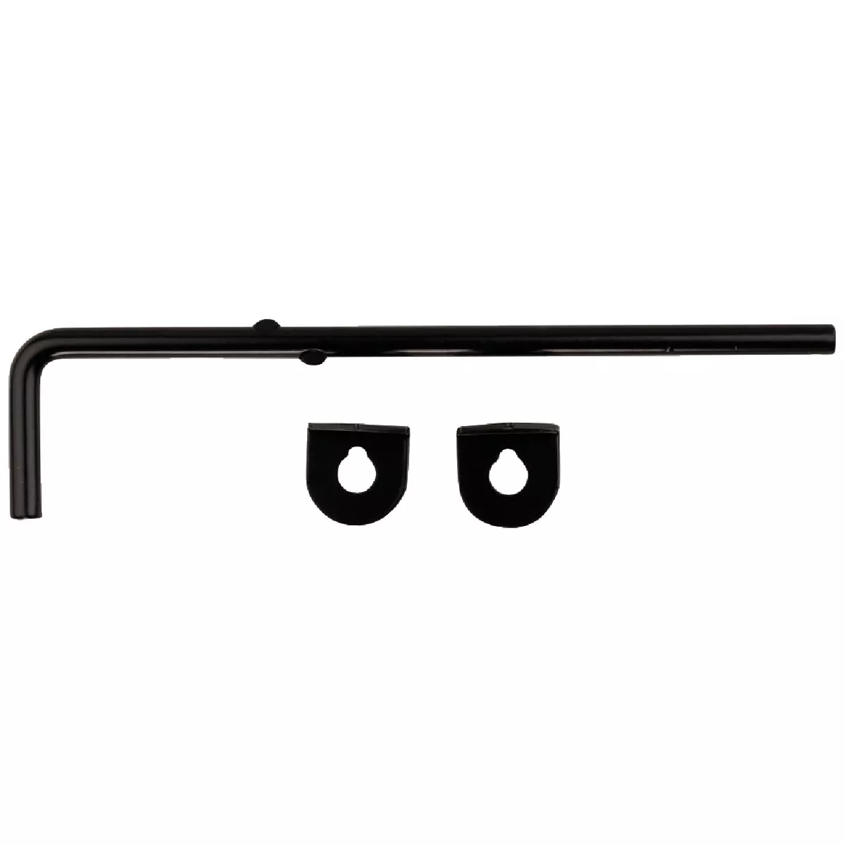 National Hardware 12 In. L. x 1/2 In. Dia. Black Steel Cane Bolt - photo 4