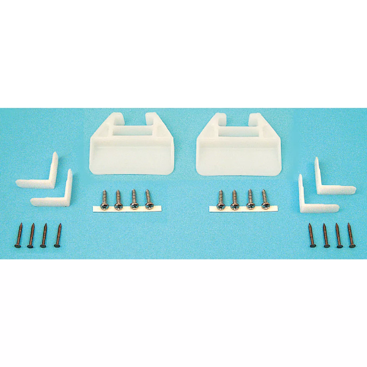 Prime-Line Nylon White Track Guide for 5/16 In. x 1-1/8 In. Track (2-Count) - photo 2