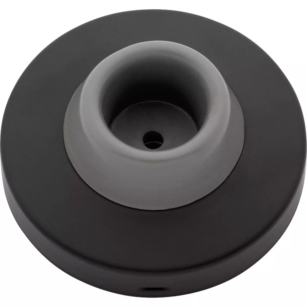 National Hardware 4 In. Matte Black Wall Door Stop