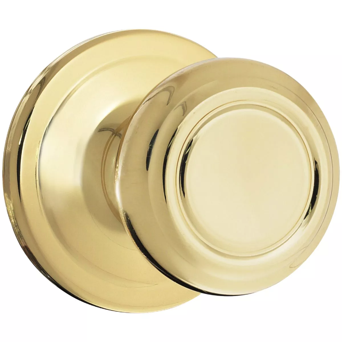Kwikset Signature Series Polished Brass Hall & Closet Door Knob - photo 5