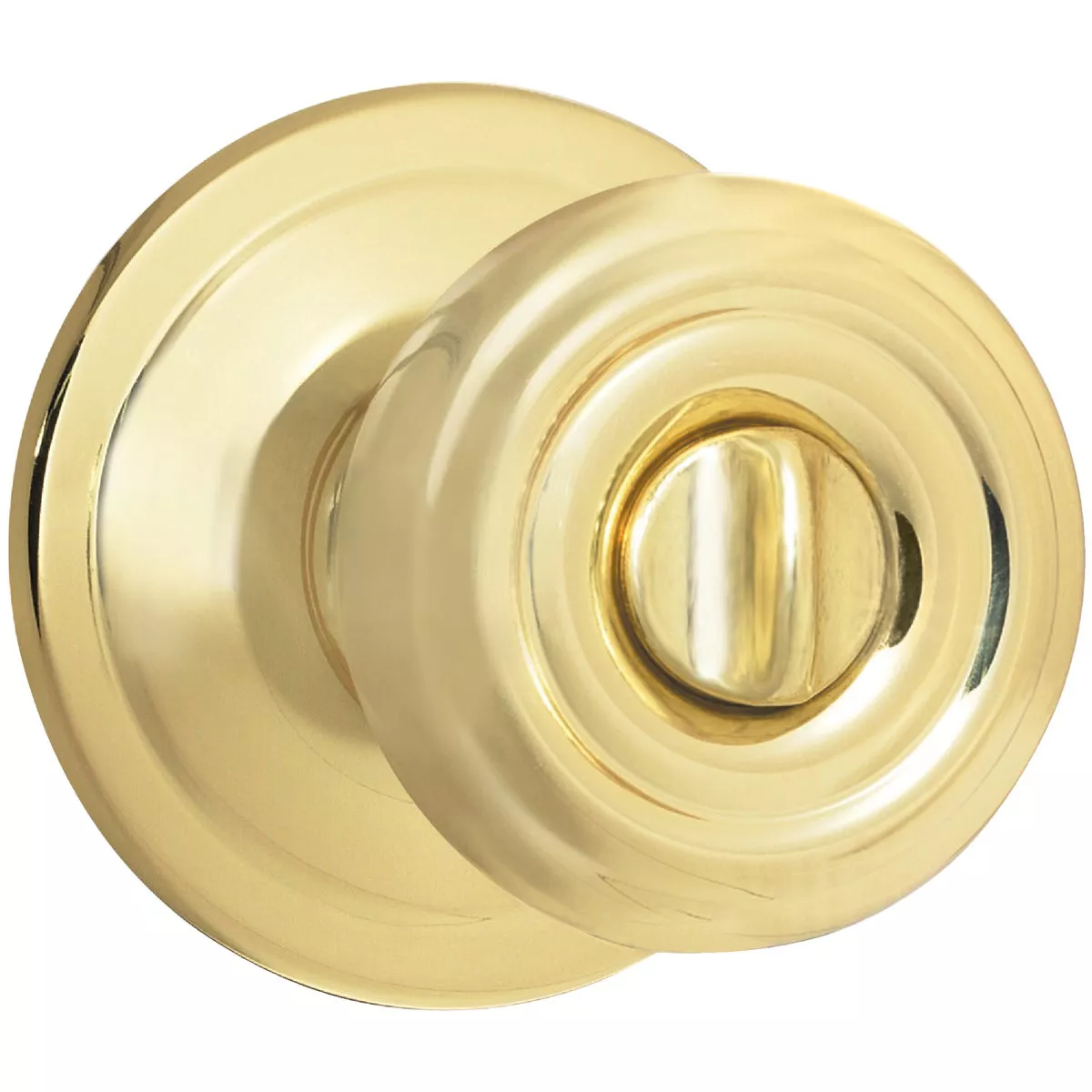 Kwikset Signature Series Polished Brass Bed & Bath Door Knob - photo 5
