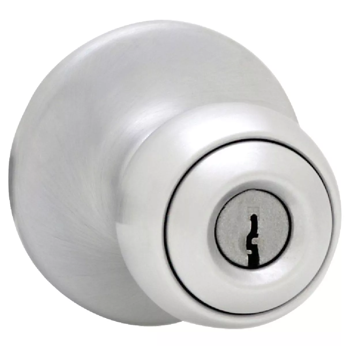 Kwikset Polo Satin Chrome Entry Door Knob