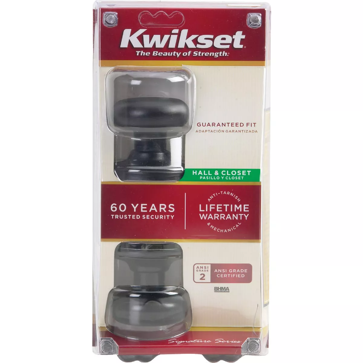 Kwikset Signature Series Venetian Bronze Hall & Closet Door Knob - photo 4