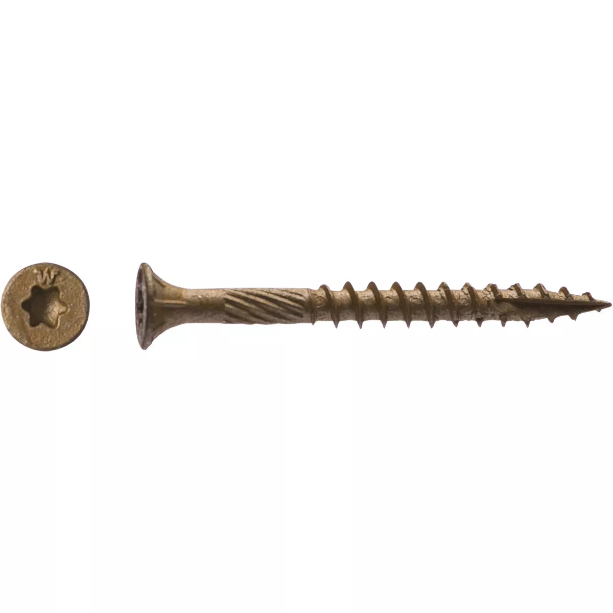Big Timber #10 x 2-1/2 In. Bronze Star Drive Flat Head Wood Screw (5 Lb.) - photo 2