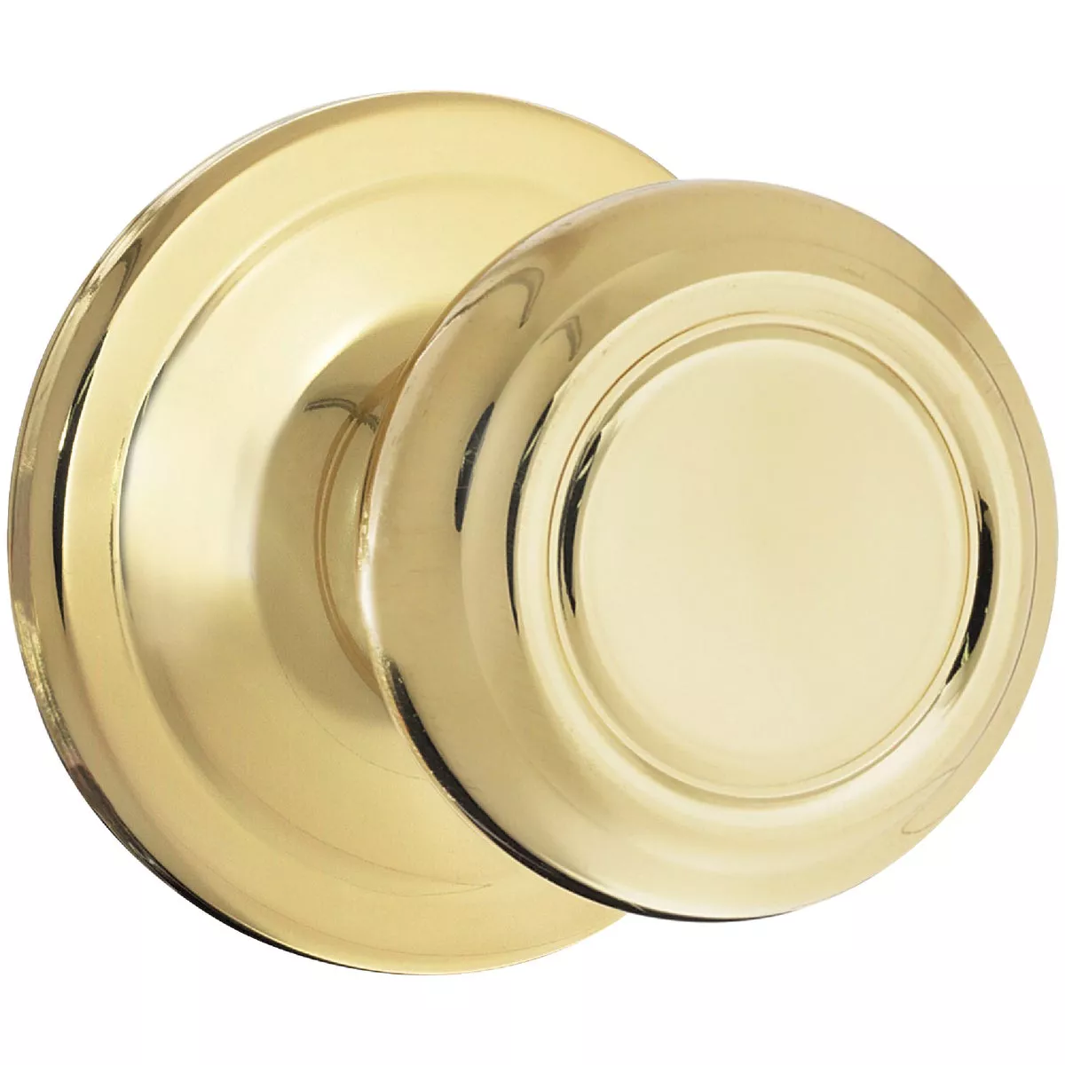 Kwikset Signature Series Polished Brass Cameron Dummy Door Knob