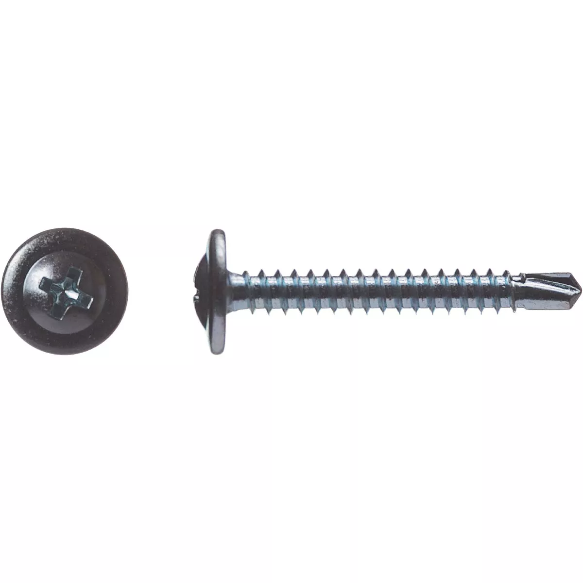 Big Timber #8 x 1 In. Modified Truss Head Drill Point Metal Screw (1 Lb.) - photo 2