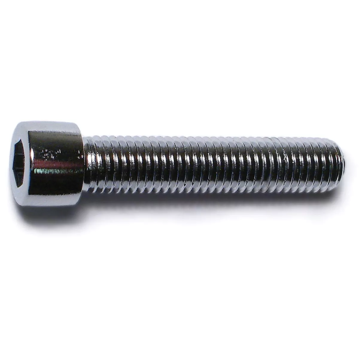 Midwest Fastener 1/4 In.-28 x 1-1/4 In. Chrome Plated Steel Fine Thread Smooth Head Socket Cap Screws