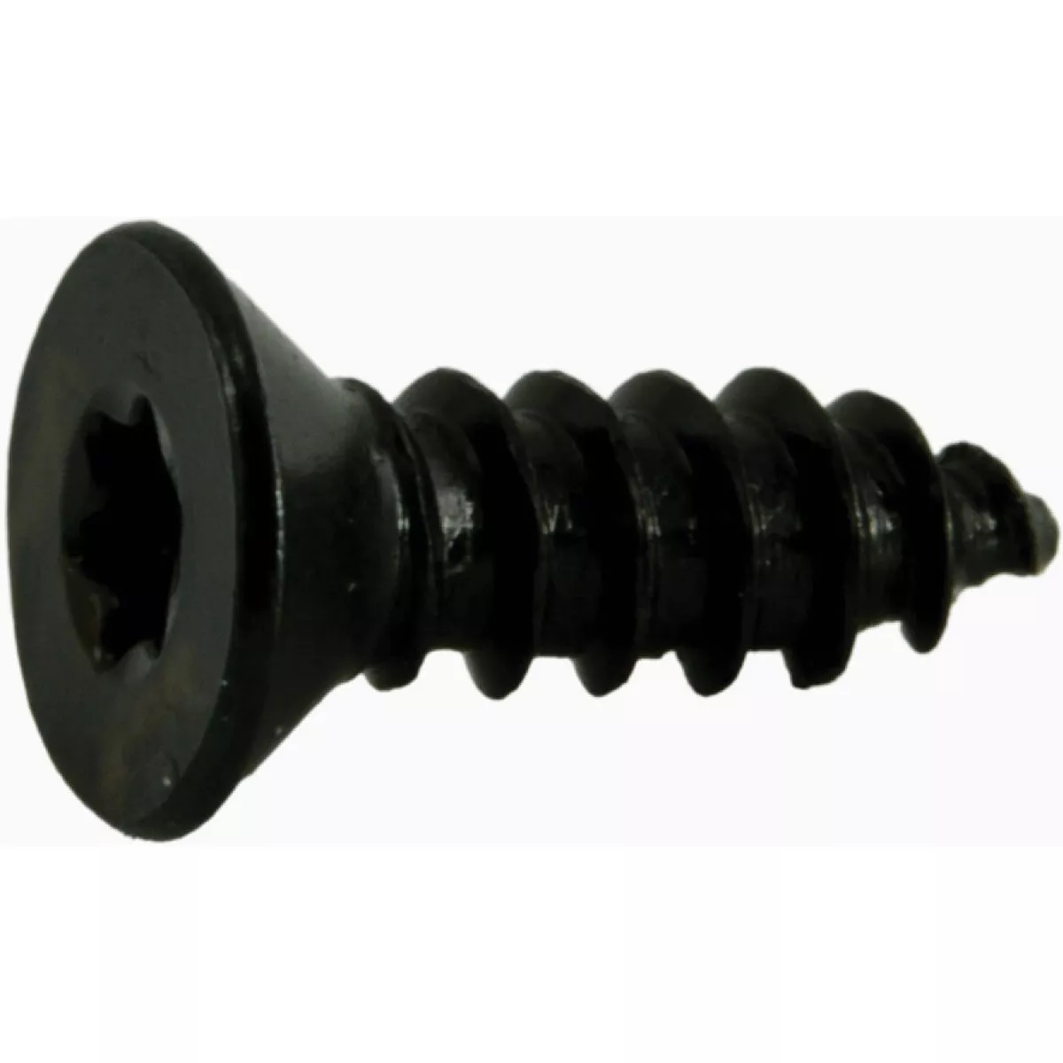 Midwest Fastener #8 x 1/2 In. Black Steel Star Drive Flat Head Sheet Metal Screws (35 Ct.)