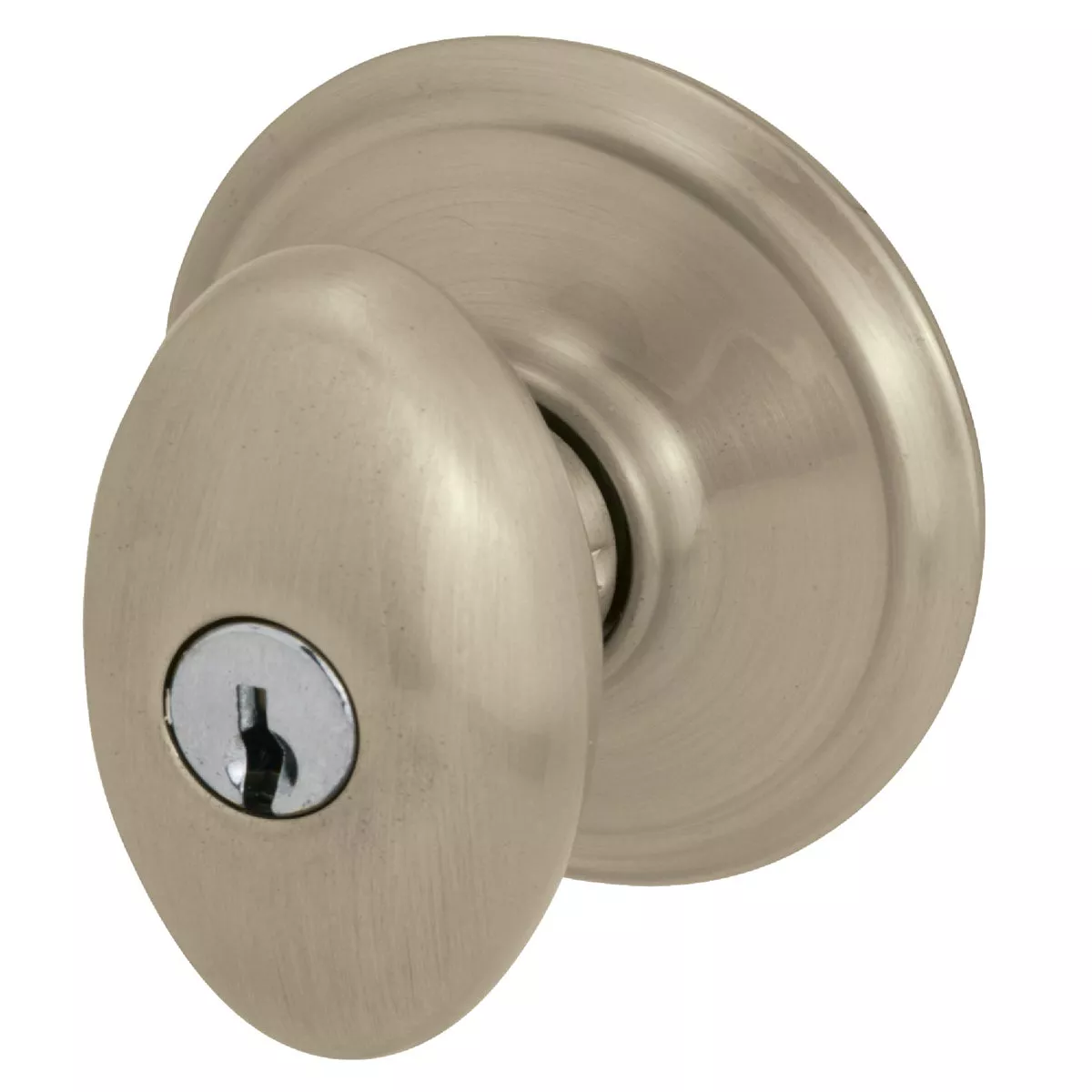 Schlage Siena Egg Satin Nickel Entry Door Knob
