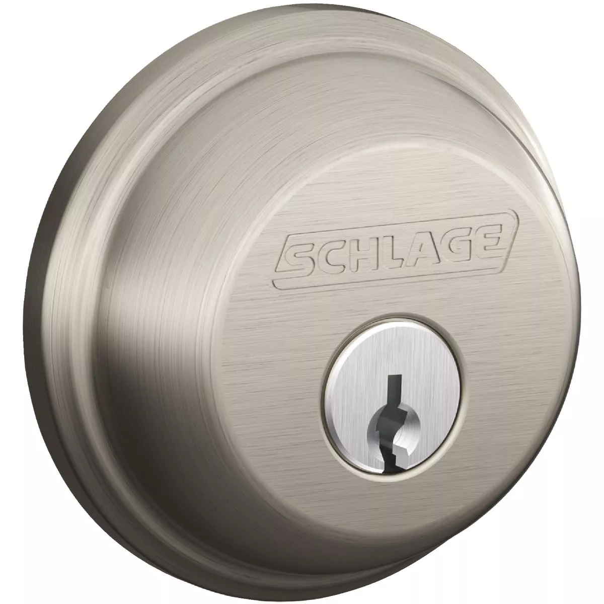 Schlage B-Series Satin Nickel Double Cylinder Deadbolt - photo 4