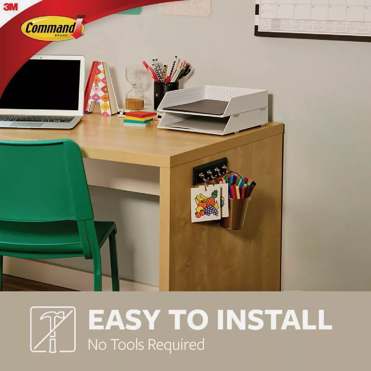 Command Slate Adhesive Key Rail, 6 Strips - photo 5