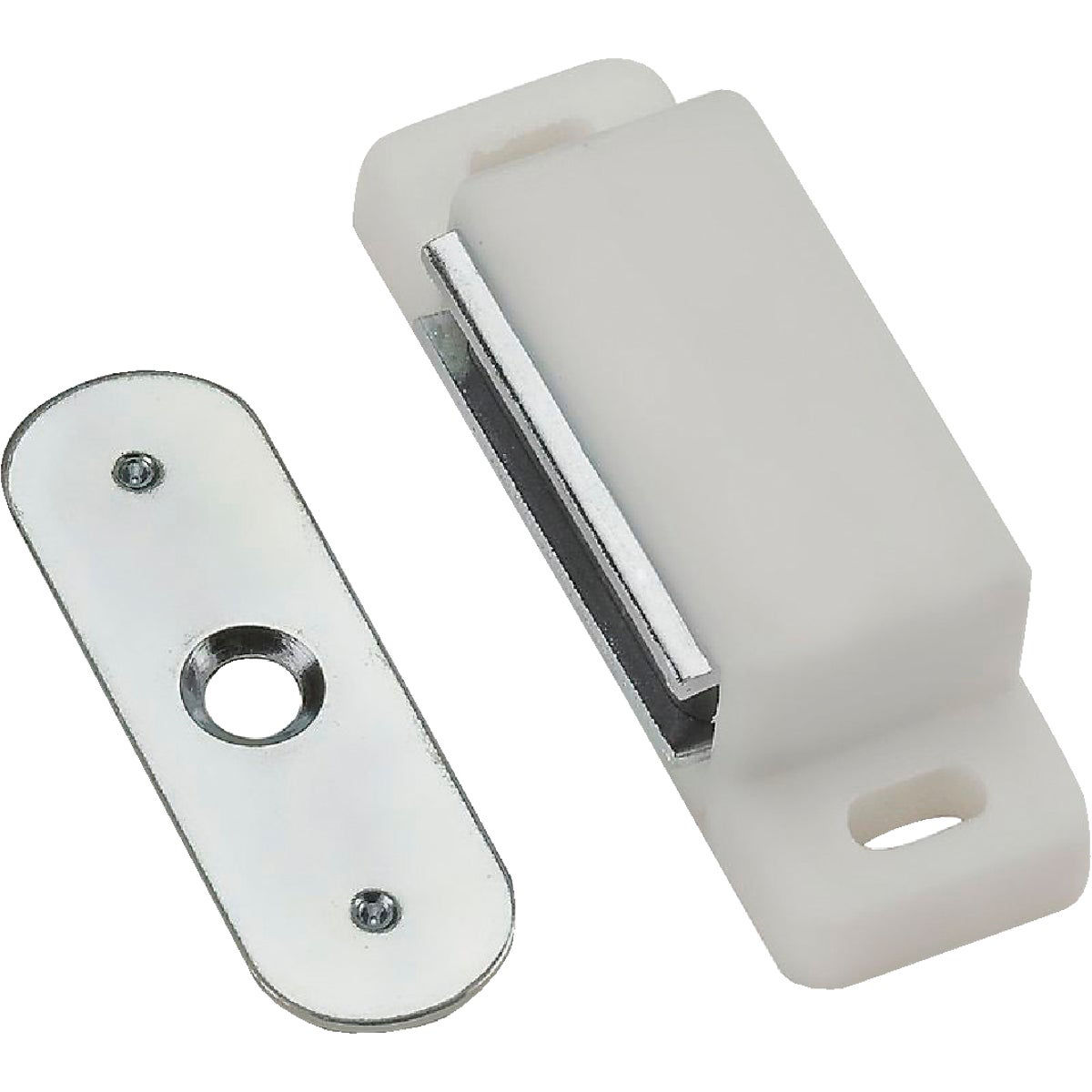 thumbnail image 2 of Liberty C082M2L-AL Heavy Duty Magnetic Catch With Strike - Aluminum (Lot Of 2) 2 of 6