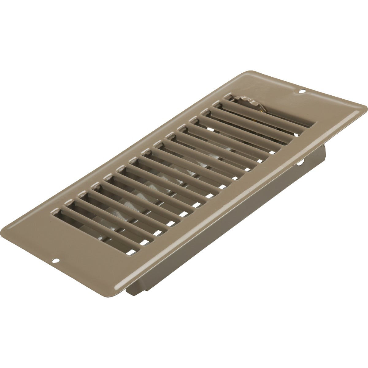 United States Hardware 4 In. x 8 In. x 1-5/16 In. Brown Steel Floor ...