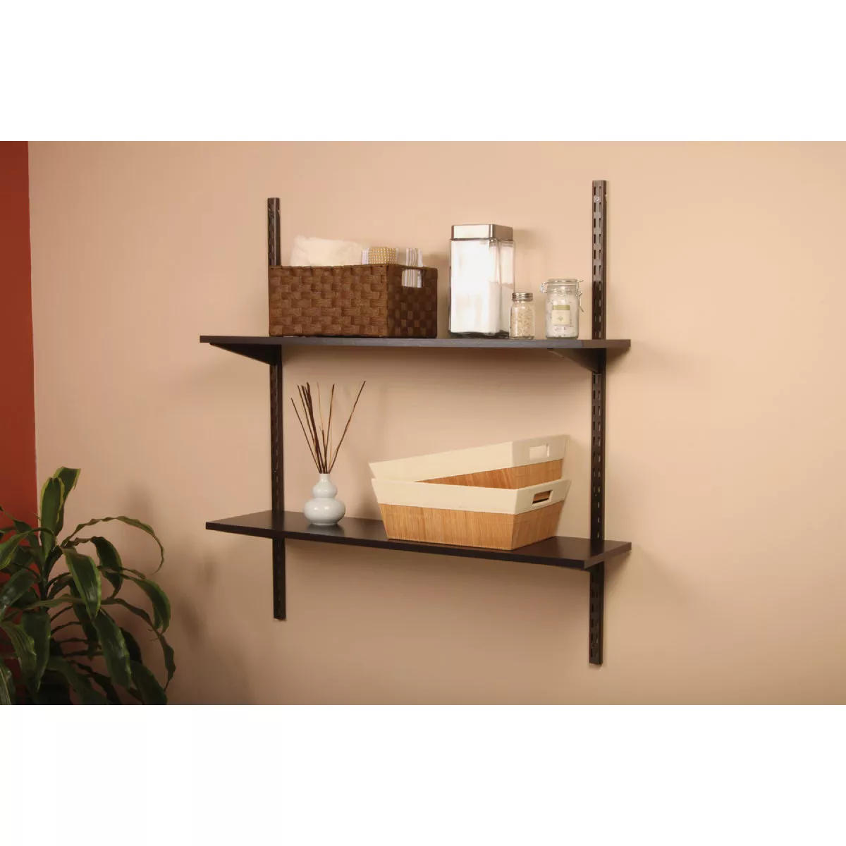 Knape & Vogt 12 In. x 24 In. Espresso All-Purpose Shelf - photo 2