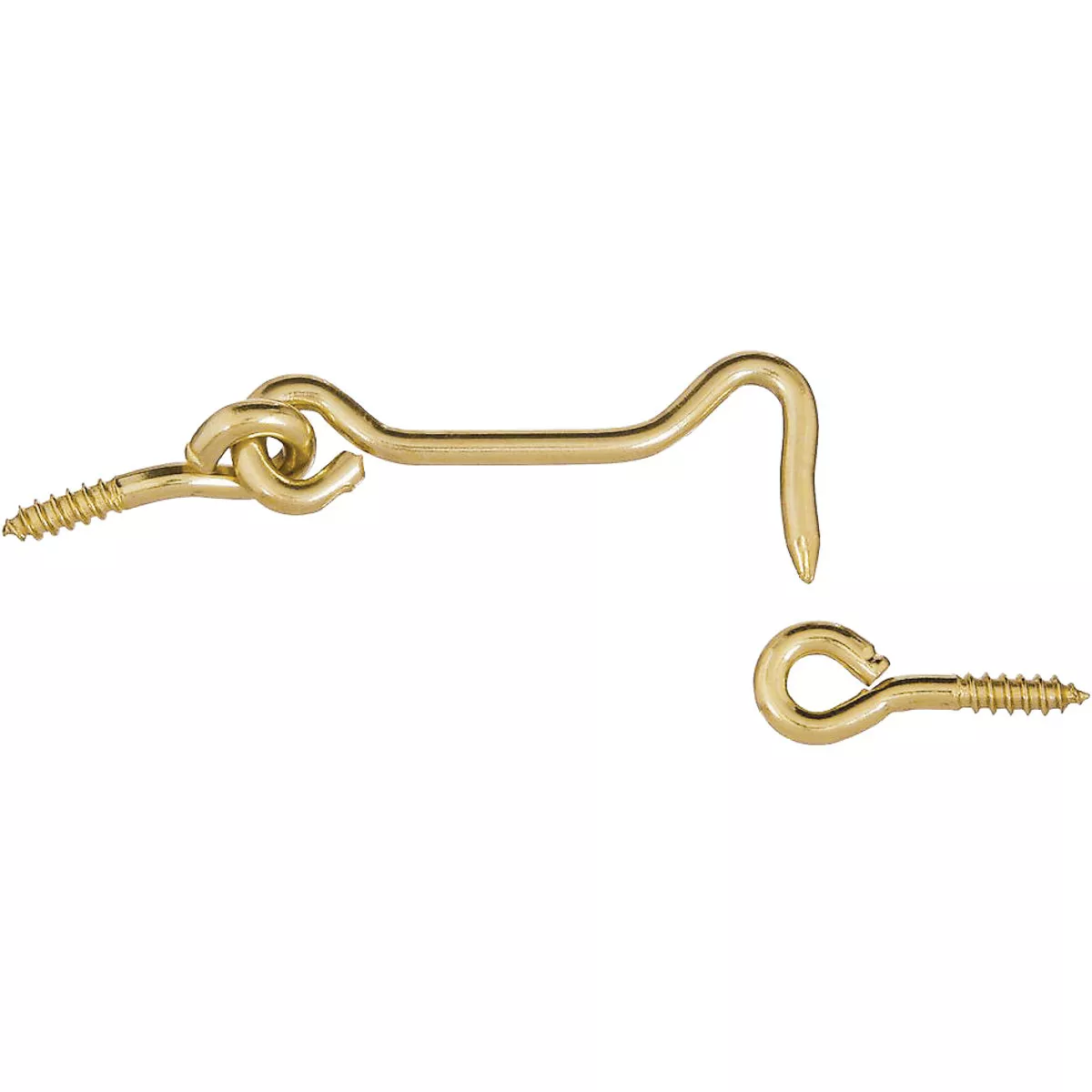 National Hardware Solid Brass 2-1/2 In. Hook & Eye Bolt