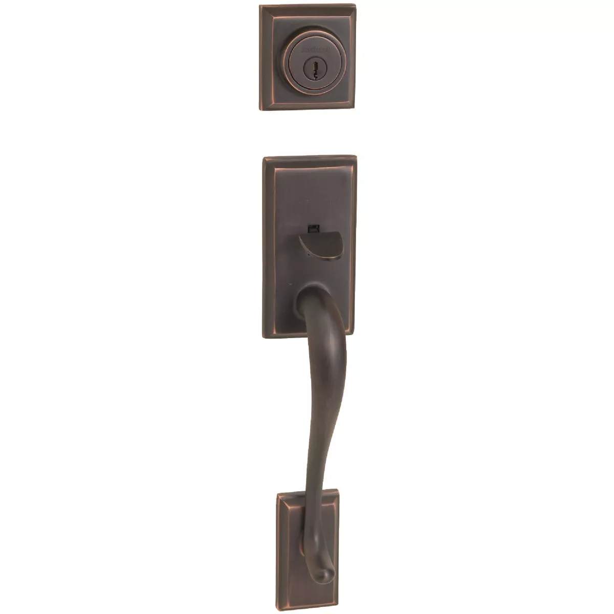 Kwikset Signature Series Hawthorne Venetian Bronze Entry Door Handleset with Smartkey - photo 4