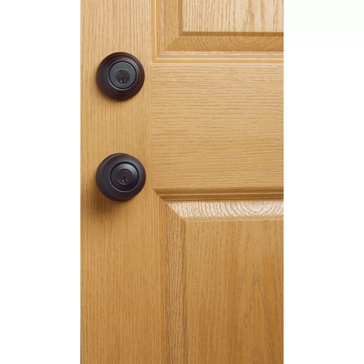 Kwikset Signature Series Juno Venetian Bronze Deadbolt and Door Knob Combo - photo 5