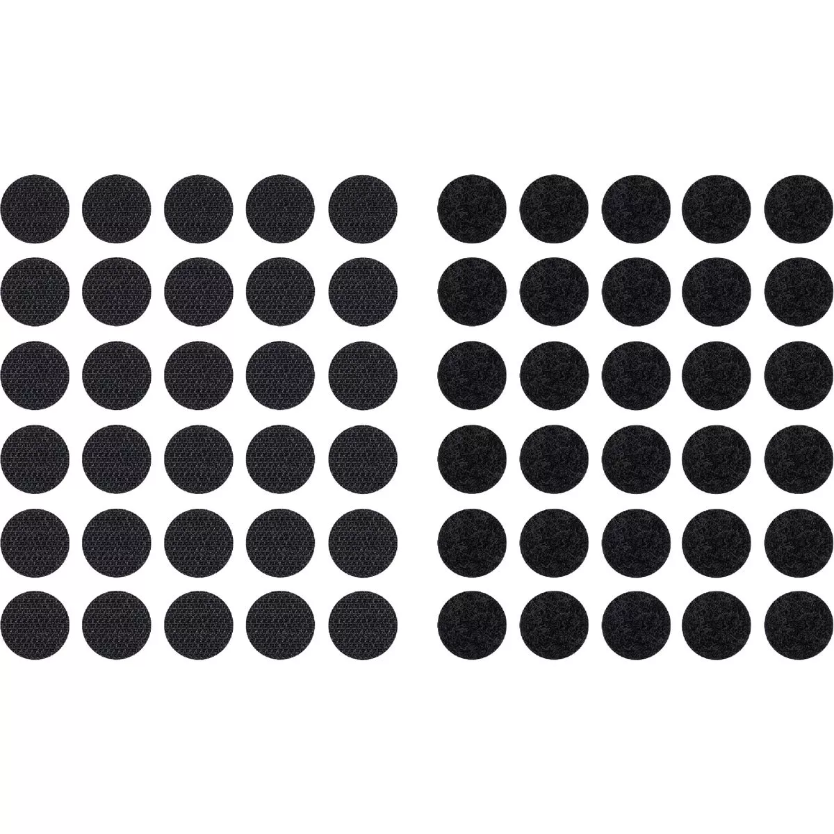 Wrap-It Storage Stick 'Em Dots 0.75 In. Black Hook & Loop Fasteners (30 Ct.)