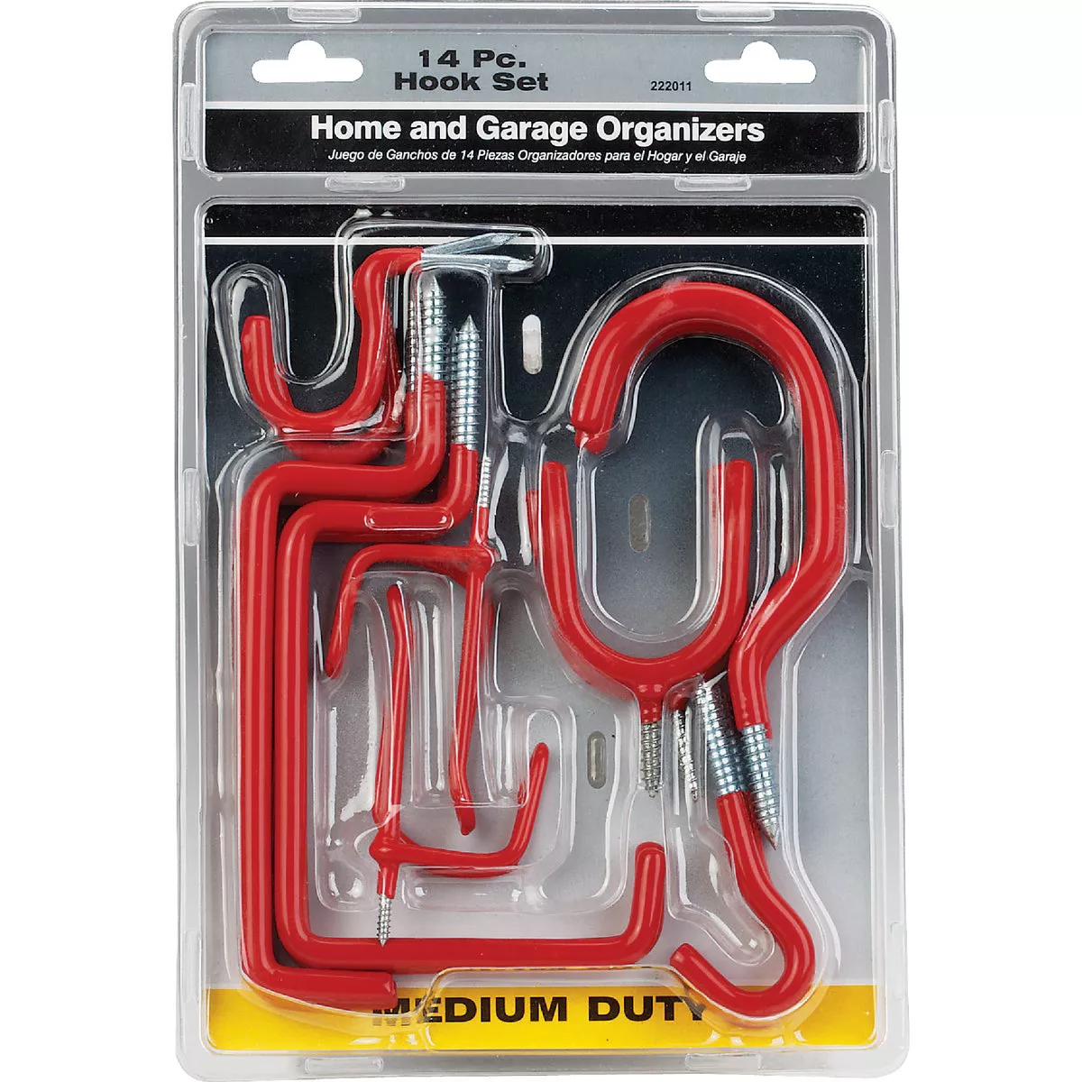 Screw-In Vinyl Coated Storage Hook Set - photo 2