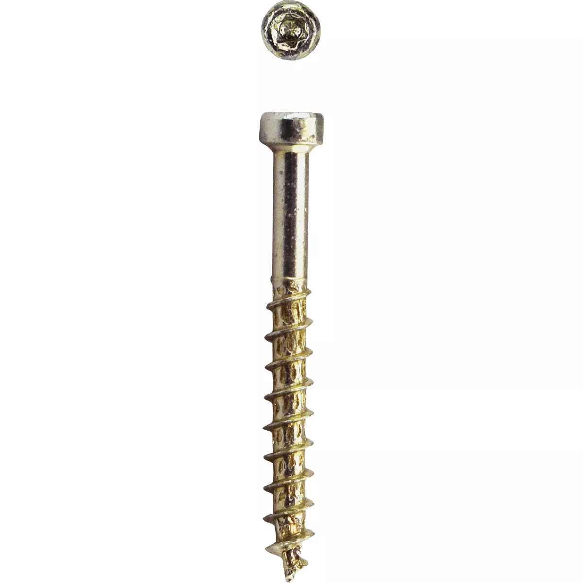 SPAX 8 x 1-1/2 In. PT HCR (Exterior Rated) Yellow Trim Screw (100-Count)