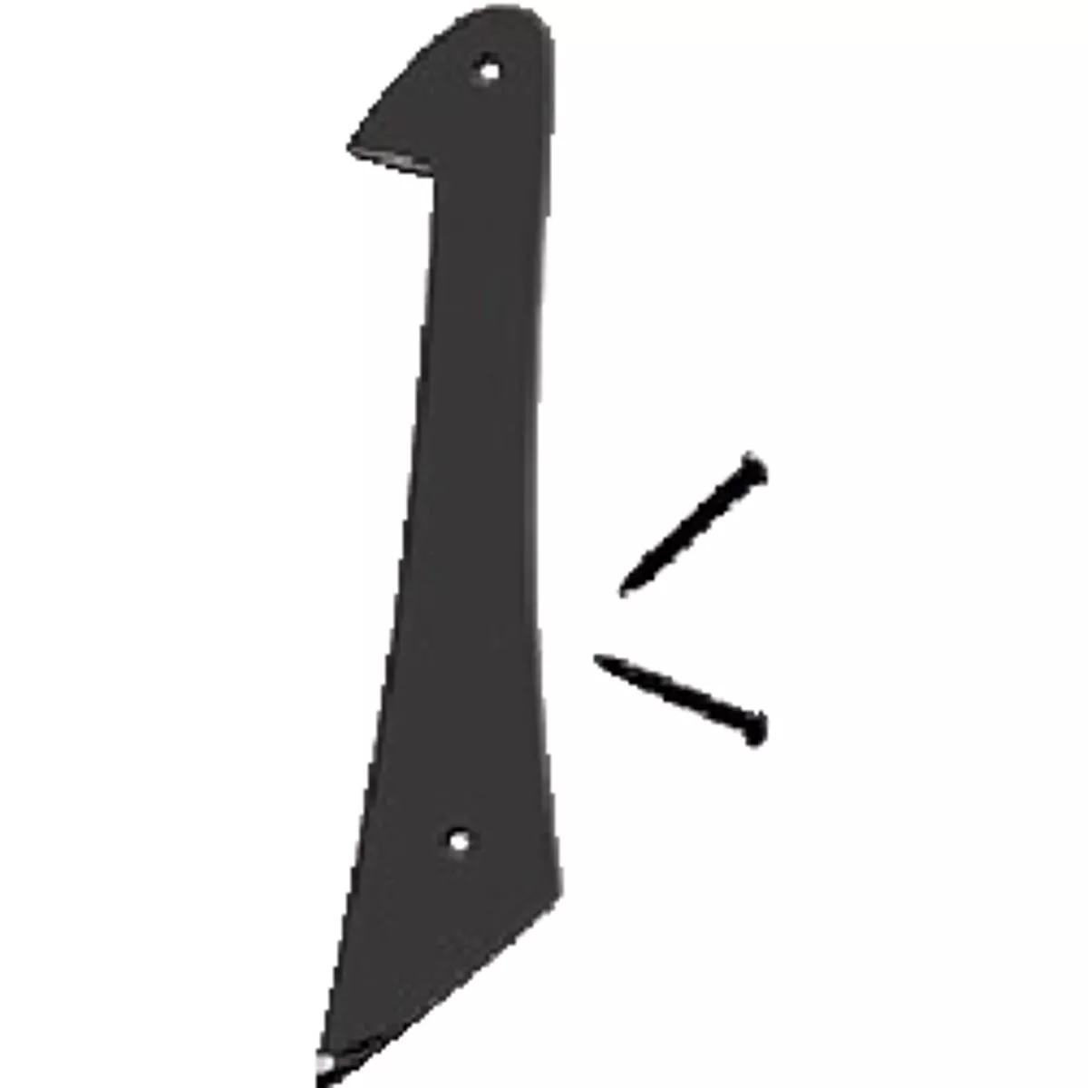 Hy-Ko 4 In. Satin Black Number 1