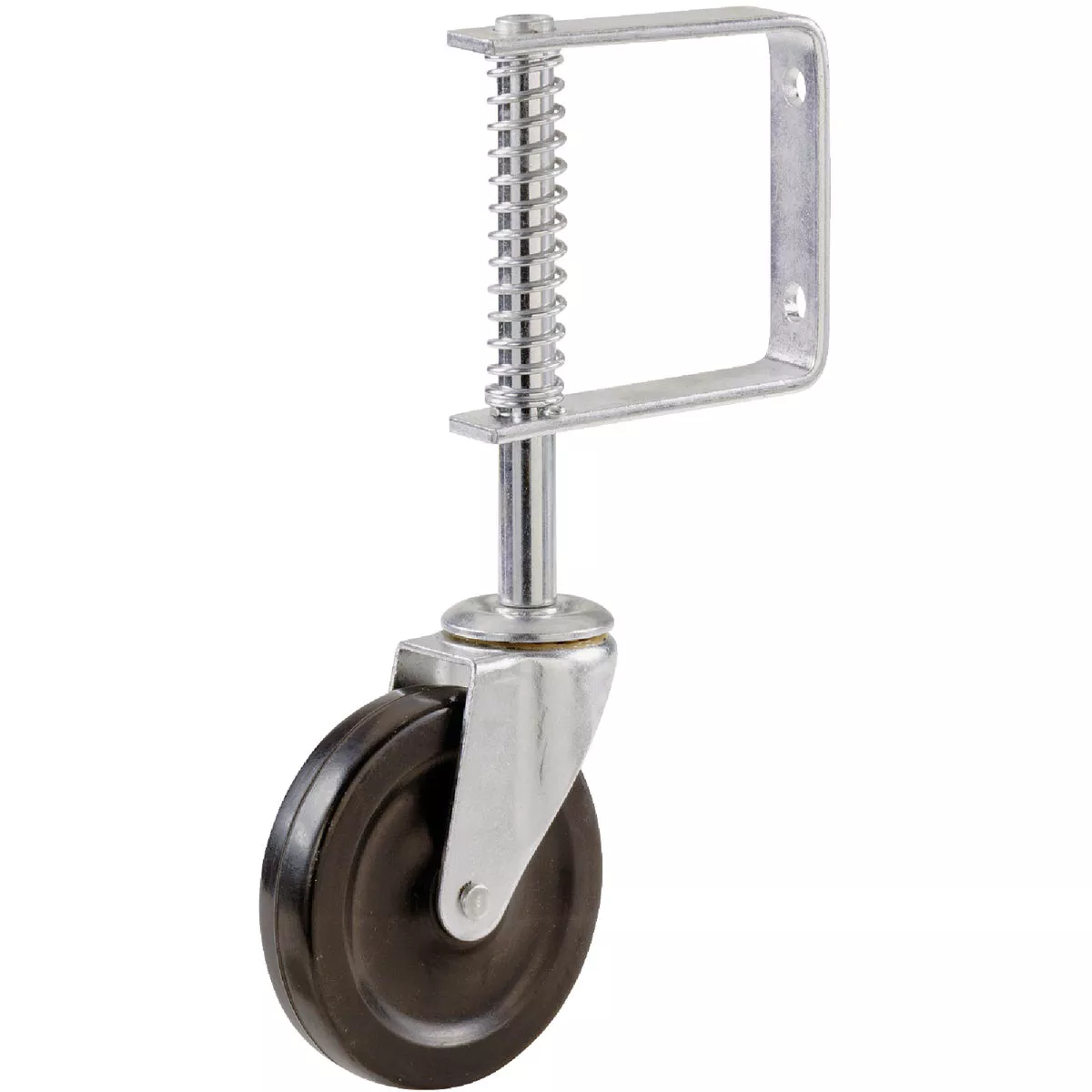 Shepherd Hardware 4 In. Gate Caster with Adjustable Spring Bracket