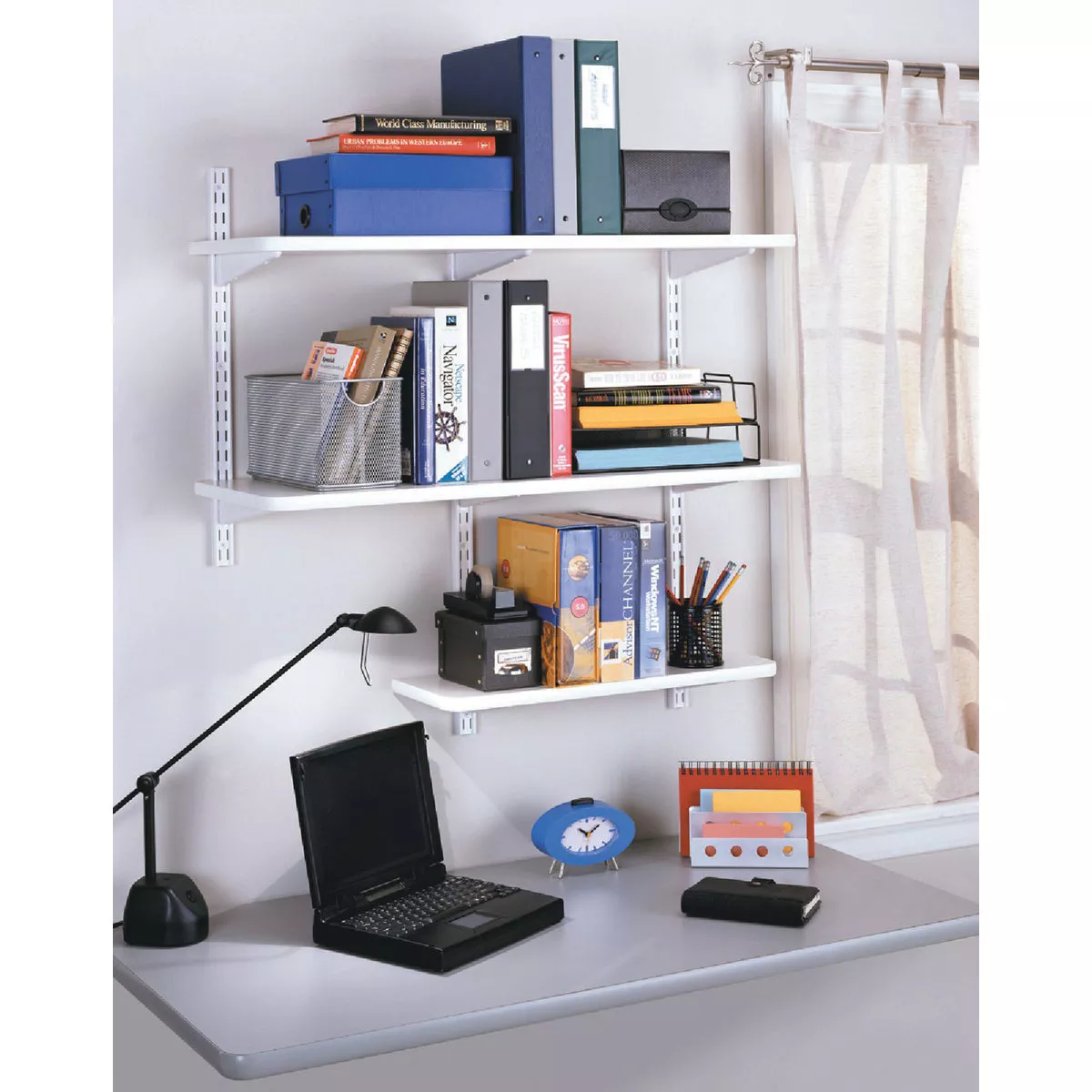 Knape & Vogt 12 In. x 36 In. White All-Purpose Shelf - photo 2