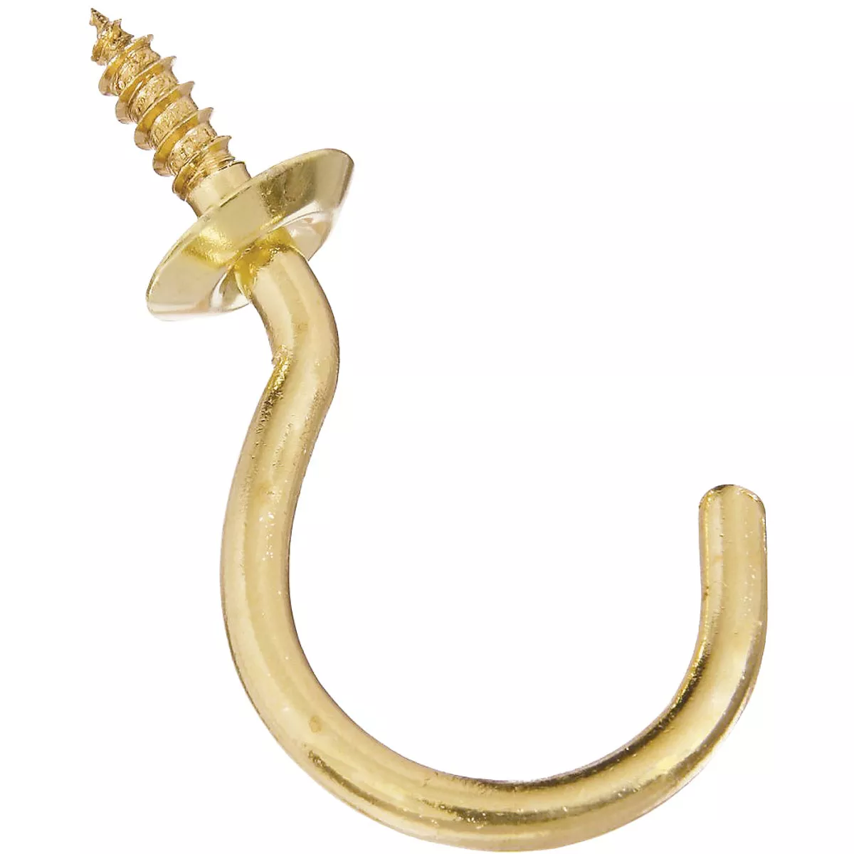 National Hardware 1-1/2 In. Solid Brass Series Cup Hook (2 Count)