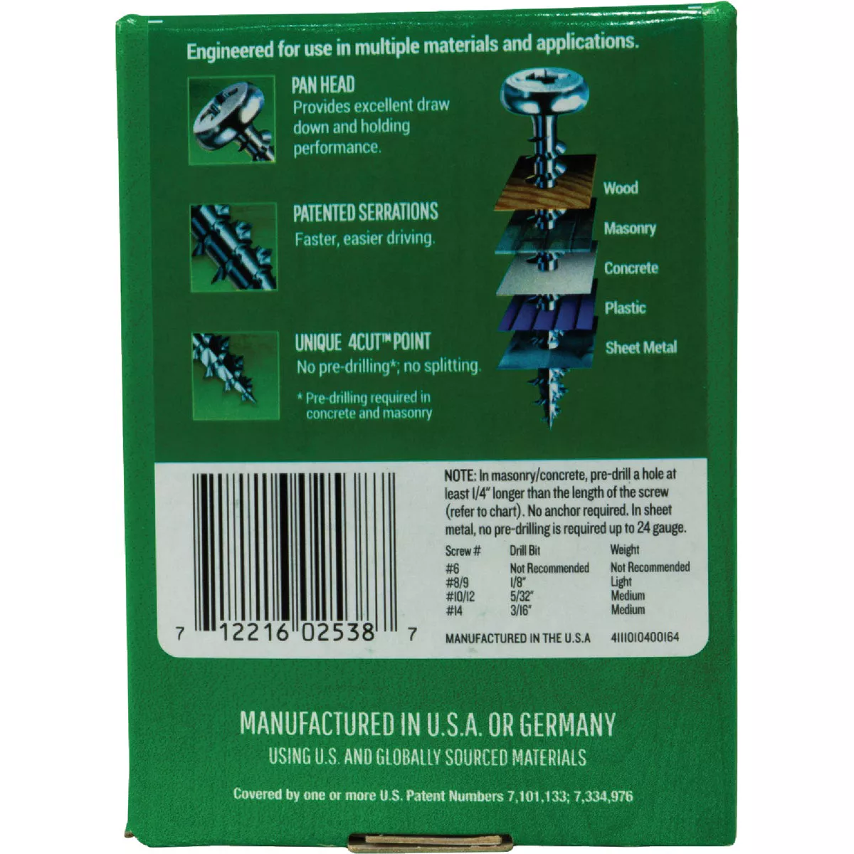 SPAX #8 x 5/8 In. Unidrive (Combo Drive) Pan Head Zinc (Interior) Multi-Purpose Construction Screw (320 Ct.) - photo 7