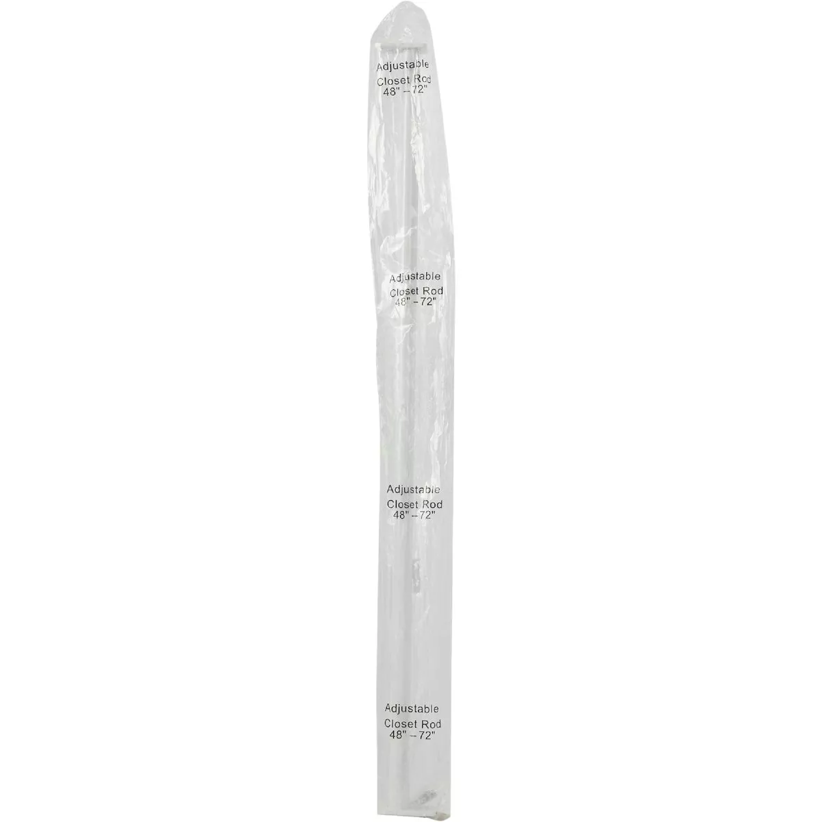 John Sterling Closet-Pro 48 In. to 72 In. x 1 In. Adjustable Closet Rod, White - photo 2