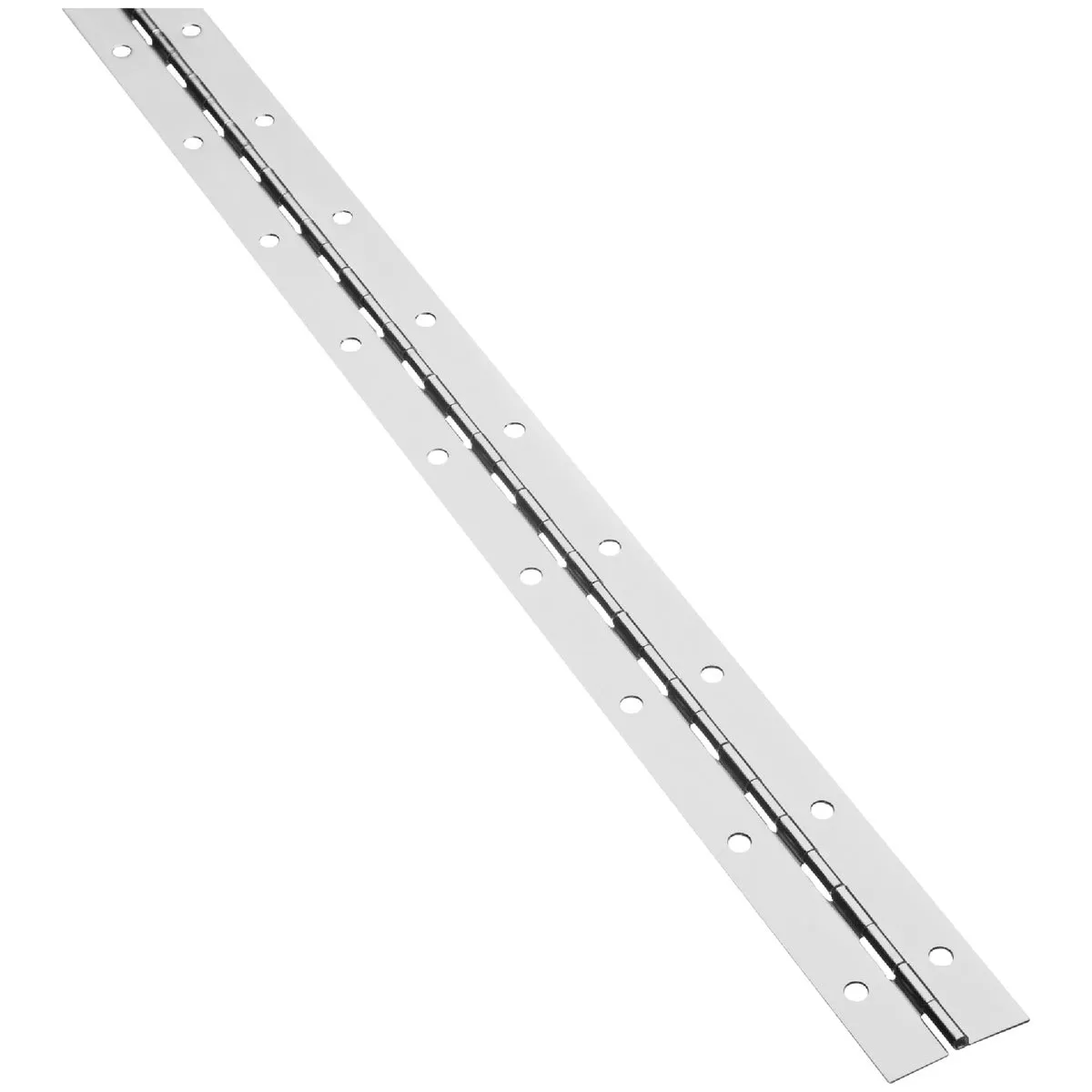 National Hardware Steel 1-1/2 In. x 48 In. Nickel Continuous Hinge