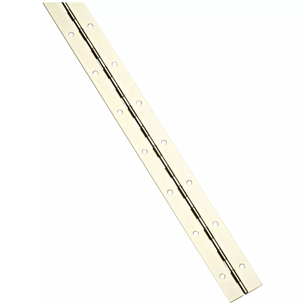 National Hardware Steel 1-1/2 In. x 72 In. Bright Brass Continuous Hinge