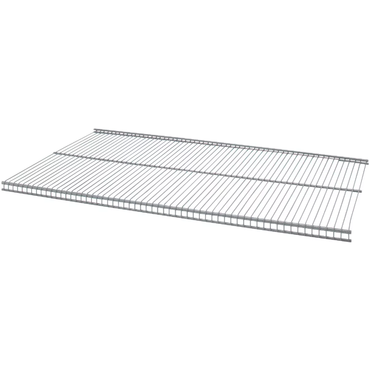 Organized Living FreedomRail 4 Ft. W. x 12 in. D Profile Ventilated Closet Shelf, Nickel