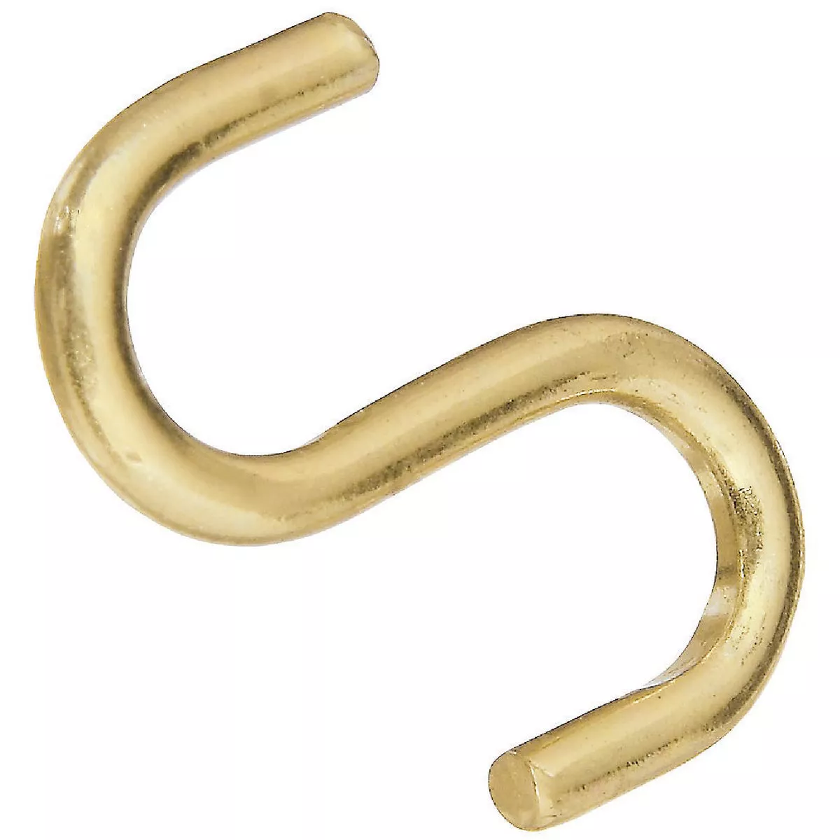 National Hardware 1 In. Brass Heavy Open S Hook (3 Ct.)