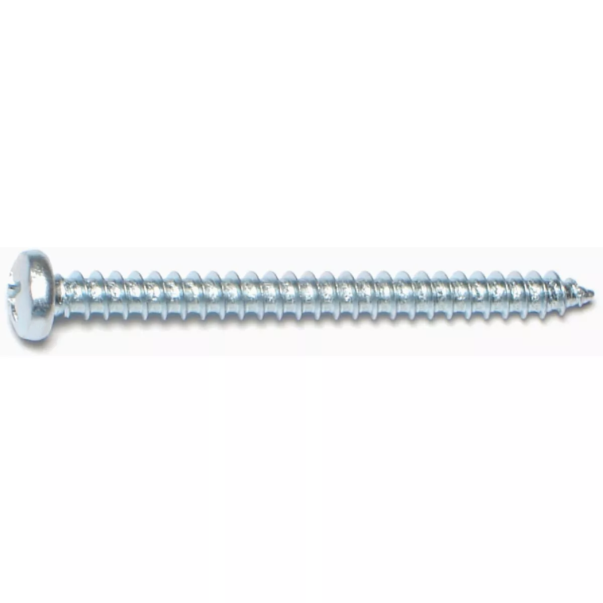Midwest Fastener #8 x 2 In. Zinc Plated Steel Phillips Pan Head Sheet Metal Screws