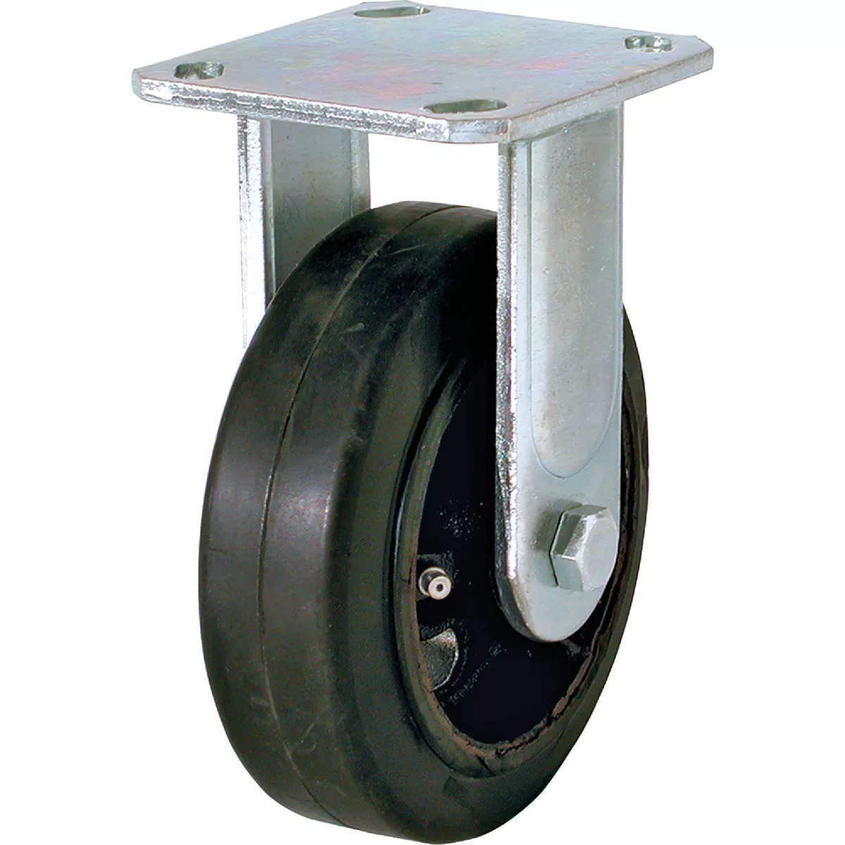 Shepherd Hardware 6 In. Heavy-Duty Polypropylene Rigid Plate Caster