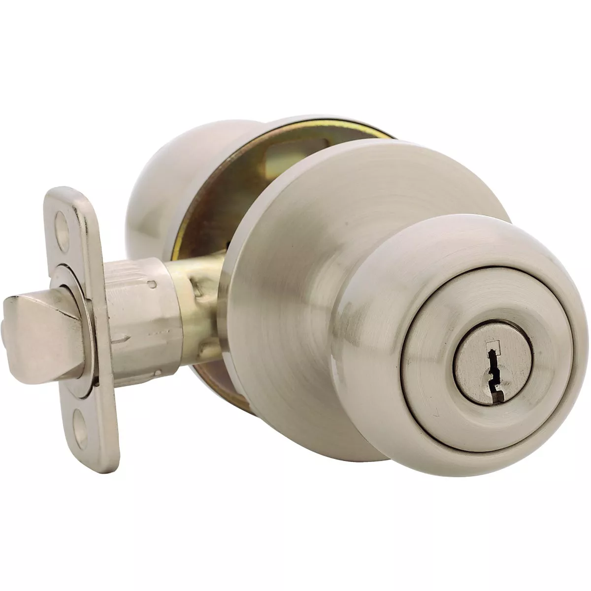 Steel Pro Brushed Nickel Entry Door Knob - photo 3