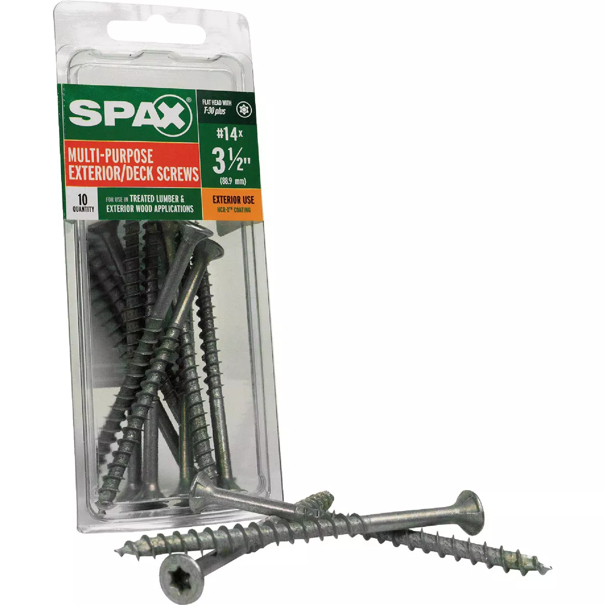 SPAX 14 x 3-1/2 In. Flat Head T-30+ HCR-X (Exterior Rated) Deck Screw (10-Count) - photo 6